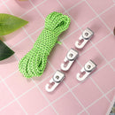 5m Reflective Tent Cord Camping Canopy Awning Fastener Wind Rope Buckle Sets