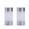 2 STAINLESS STEEL SOLAR POWERED LED WALL LIGHT FENCE LAMP OUTDOOR LIGHTS GARDEN