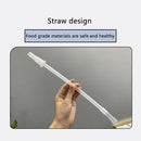 2L Large Capacity Gradient Color Water Bottle Straw Cup Sport Travel Fitnes