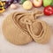 Hanging Basket Wall Planters Jute Teardrop Pot Holder for Fruit (18x17.5cm)