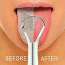 Steel Tongue Scraper Cleaner Kids Men Women Mouth Dental M9C5 Care A8L8