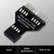 1to 2 USB2.0 9Pin to USB3.0 19Pin Front Panel Plug Connector for Motherboard