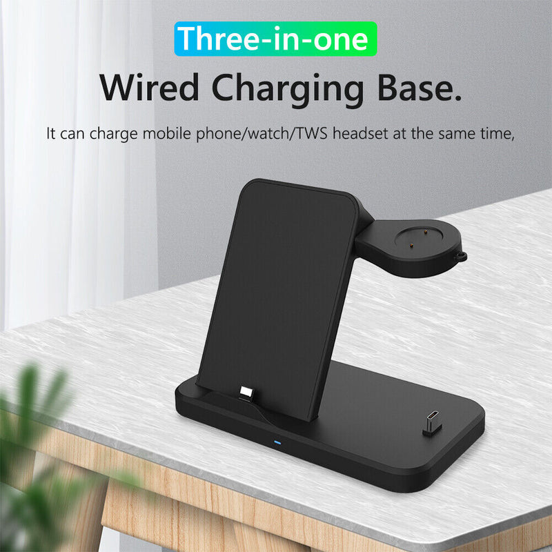 3 in 1 Phone Watch Charger for HUAWEI GT 2e/GT 2 Smartwatch Charging Dock Newly