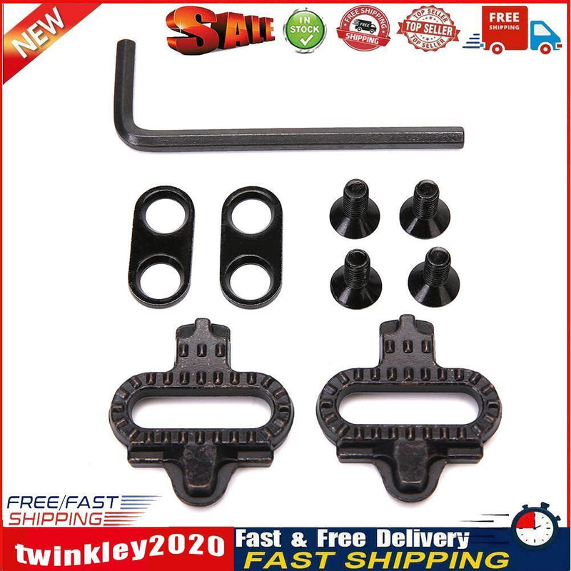1 Set MTB Mountain Bike Pedal Cleats Cleat Racing Riding Cycling Equipment Newly