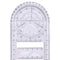 Multifunction Rotating Geometric Ruler Drawing Template Art Design Construction