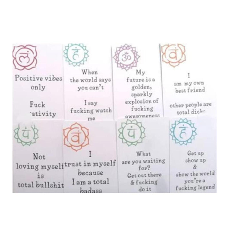 16pcs Sweary Affirmation Cards, My Little Bag of Sweary Affirmations UK sale