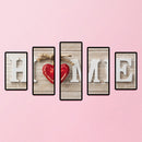 Full Cross Stitch 11CT Cotton Thread DIY 5 Panels HOME Handmade Stamped Decor