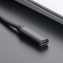 PD USB C Female to Right Angle DC Connector Adapter for Laptop (4.0x1.35mm)