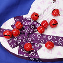 20pcs 25mm Metal Jingle Bells Christmas Hanging Decor Pet Pendant (Red) Newly