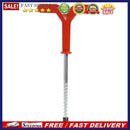 Outdoor Screw Fixed Nail Ice Auger Spiral Drill Rod Holder Fishing Tackle