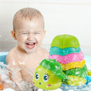 Cute Small Turtle Baby Shower Water Spray Floating Toys Children Kids Bathroom P