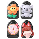 Wall Hanger Towel Rack Punch-free Mini Car Hook USB Cable Hanger Cute Plastic