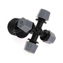 10pcs 4 Outlet Spray Cooling Nozzle Micro Garden Irrigation Sprinkler Connector for
