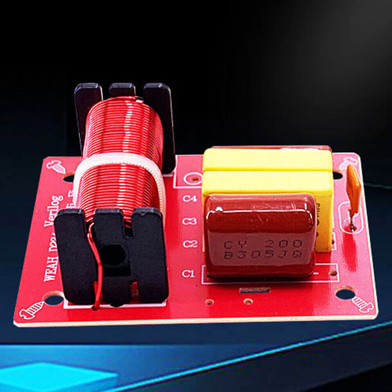 80W 2 Way Crossover Audio Filters HiFi Speaker Dual Frequency Crossover Divider