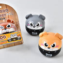 Cartoon Dog Cooking Alarm Countdown Mechanical Timer Kitchen Tools (Khaki)