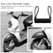 4 Feet Dual Loop Bicycle Motorcycle Disc Lock Reminder Cable Bike Accessorie