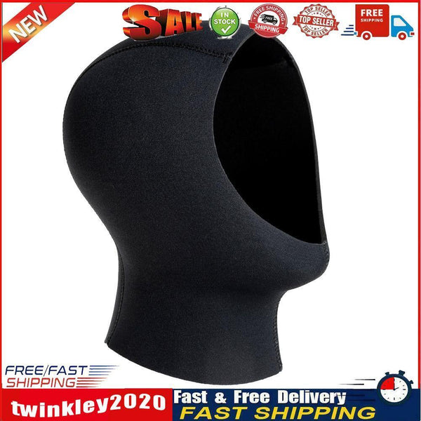 Winter Swim Warm Protect Hair Ear Scuba Diving Cap Shoulder Snorkeling Hat Newly