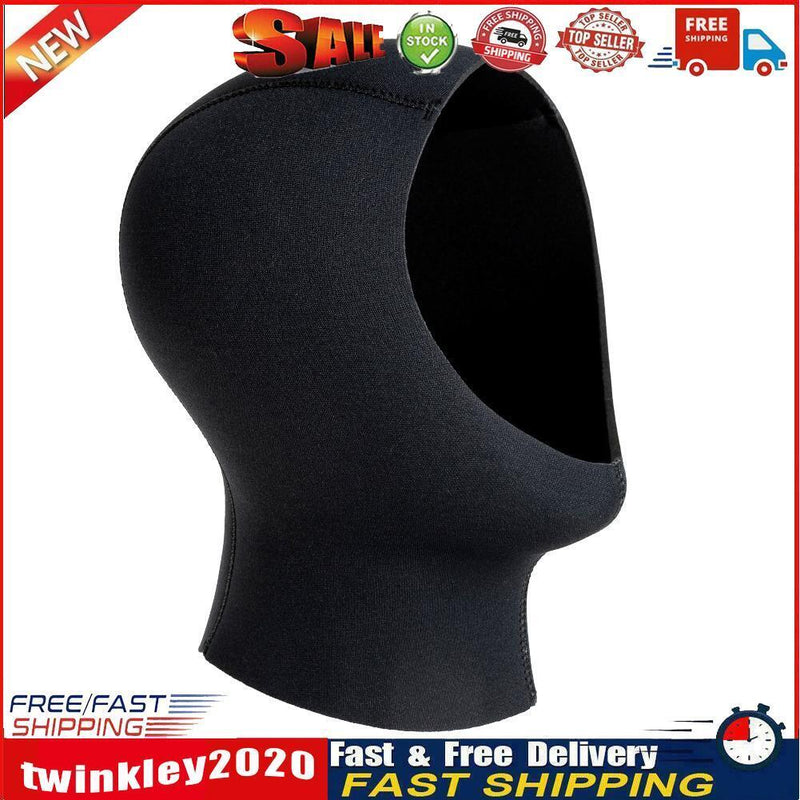 Winter Swim Warm Protect Hair Ear Scuba Diving Cap Shoulder Snorkeling Hat Newly