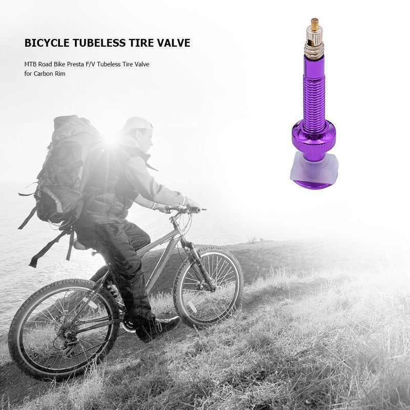 2pcs 40/60mm MTB Road Ultra-light Bike Tubeless Presta Valve Core for Bicycle