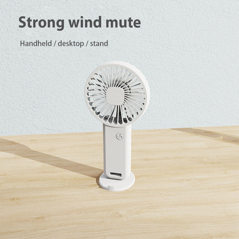#A USB Mini Handheld Fan Ultra-quiet Portable Student Outdoor Cooling Small Fans