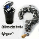 Car Solar LED Car Ashtray Blue Light Lighting gluttöter