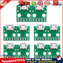 10pcs MICRO USB to DIP Adapter 5pin female connector B type pcb converter Newly