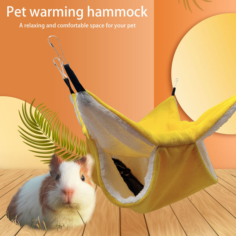 Small Animal Hammocks Pet Playing Sleeping Bed Tunnel Hamsters Swing Cage