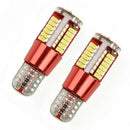 Bulbs 12V 3014 57SMD Dome Map License Plate Light T10 W5W Car LED Reading Bulbs