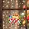 Christmas Cartoon Bird Snowflake Window Glass Stickers Home Mirror Stickers~