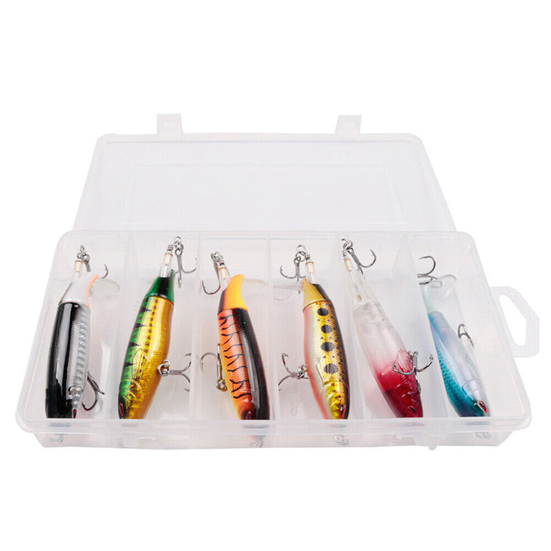 6pcs Fishing Lures 10cm 13g Wobbler Artificial Hard Bait Tractor Fishing Tackle