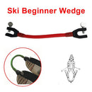 Elastic Clip Removable Winter Ski Tip Connector for Kid Beginner (Red) Newly