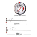 Oven Cooking Thermometer Food Meat BBQ Temperature Gauge (A Probe 20cm)