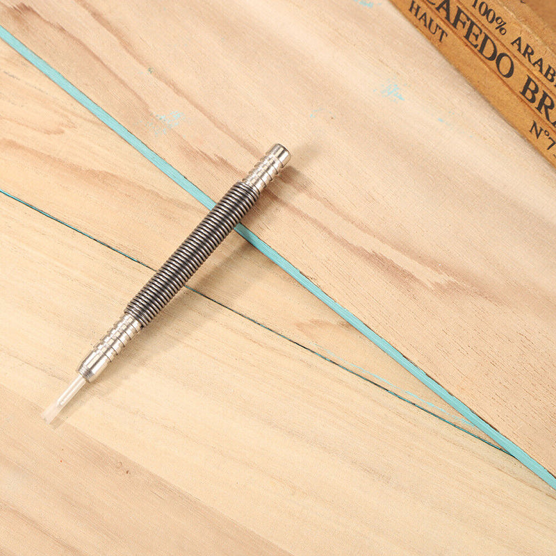 Spring Tool Hammerless Single Ended Center Punch Spring Loaded Drill Bits Newly