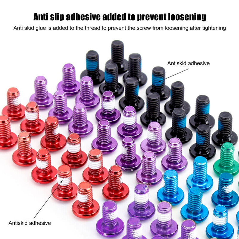 12x M5x10mm Disk Brake Rotor Bolts Bicycle Parts MTB Mountain Bike Brake Sc