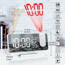 Projector Alarm Clock, LED Digital Alarm Clock Radio for Home, Office (1)