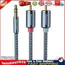Essager RCA Aux Cable 3.5mm Jack to 2 RCA Audio Cable Y Splitter (3 meter) Newly