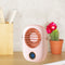 Bladeless Neck Digital Fan Silent Sport Travel Personal Desktop Fan (Pink)