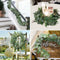 200CM Artificial Eucalyptus Garland Hanging Rattan Greenery Home Decor W6T2