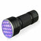 Light Fluorescence Black Light UV Flashlight 21Lamp Beads Flashlight Torch