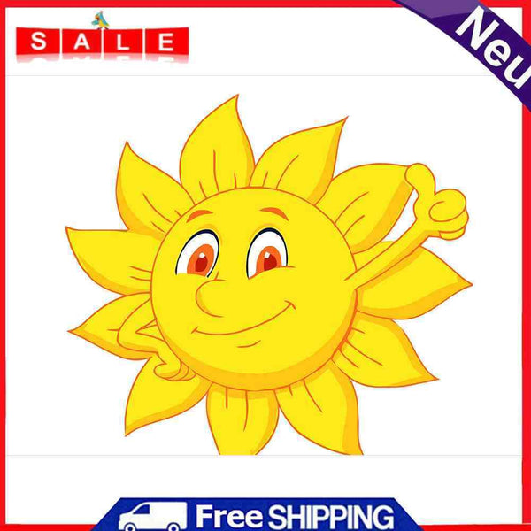 Hand Painted Artwork Painting By Numbers Picture DIY Warm Sun Craft Wall Decor