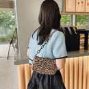 Fashion Women Butterfly Leopard Zebra Cow Printing Small Underarm Shoulder Bag