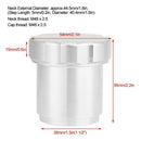 Aluminum Alloy Weld On Tank Filler Neck with Cap 1.5'' 1 1/2'' OD for Fuel Tanks