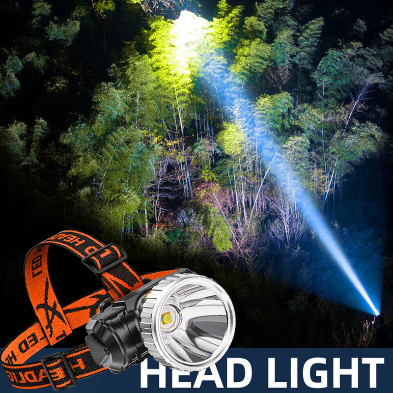 Powerful Headlamp USB Rechargeable Waterproof Headlamp for Camp