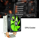 SNOWMAN MX2 Desktop CPU Cooler Fan 2 Heat Pipes 3-Pin Power PWM Radiator Heatsin
