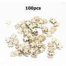 Creative Wood Chips DIY Handmade Cutout Craft Slices for Wedding Home Hang Decor