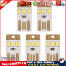 Outdoor Camping Mini LED Lights Energy Saving Rechargeable Lamp (5pcs) Newly