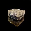 Solar Ice Cube Light 4 LED Garden Outdoor Patio Yard Decor (Warm White S) Newly