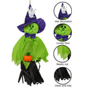 Halloween Horror Prop Straw Ghost Pumpkin Key Chain Pendant Decor (Green)
