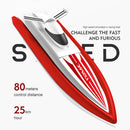 LSRC-B8 2.4GHz Radio RC Racing Boat Waterproof Ship with Battery (Red)