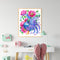 Animals in Flowers Partial Oil Paint By Number Kit DIY Frameless Drawing Pict